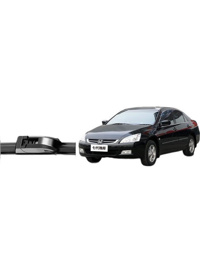 YITU Honda Accord 7Th Generation [2002-2007 Models] Dedicated Frameless Wiper Blade, Original Installed A-Grade Rubber Strip - Image 1
