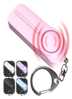Excefore Personal Alarm Personal Safety Panic Alarm Keychain Emergency Self Defence 130 dB Loud Siren Protection Device with LED Light Simple Operation Reusable for Women Kids Elders  - Image 1
