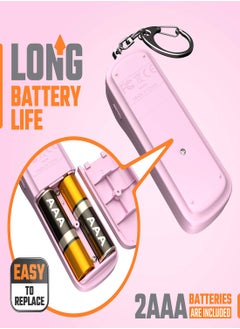 Excefore Personal Alarm Personal Safety Panic Alarm Keychain Emergency Self Defence 130 dB Loud Siren Protection Device with LED Light Simple Operation Reusable for Women Kids Elders  - Image 4