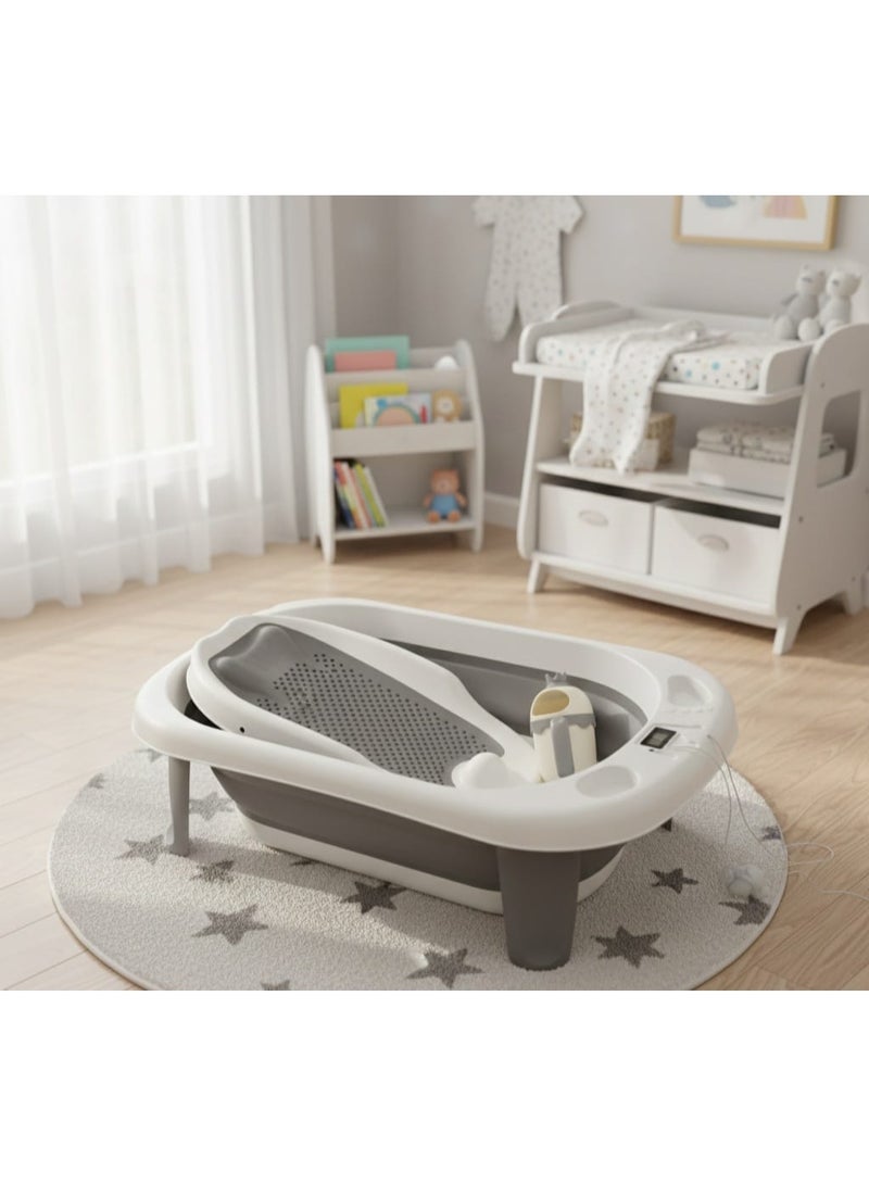 بانيو سيليكون مع كرسي استحمام وكوب - Image 3