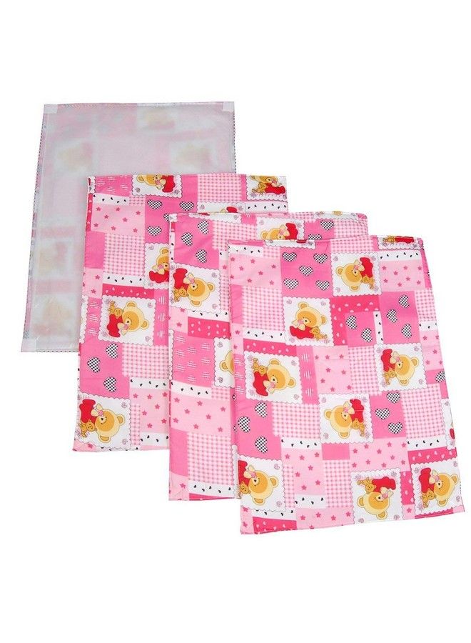 FARETO ملاءات تدليك زيت الأطفال حديثي الولادة بعد الاستحمام وتغيير الحفاضات قابلة للغسل وإعادة الاستخدام من جانب واحد من القطن (0 6 أشهر) - Image 3