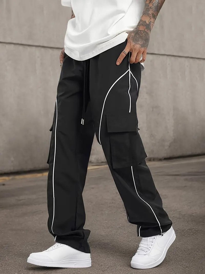 Lymio Track Pant for Men || Regular Fit || Track Pants || Full Elastic Jogger Track Pant || Available in Combo Pack of 2 (TP-64-65-Black-Grey-S) - Image 2