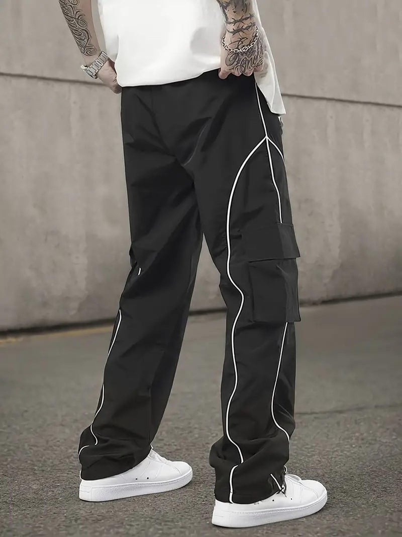 Lymio Track Pant for Men || Regular Fit || Track Pants || Full Elastic Jogger Track Pant || Available in Combo Pack of 2 (TP-64-65-Black-Grey-S) - Image 4