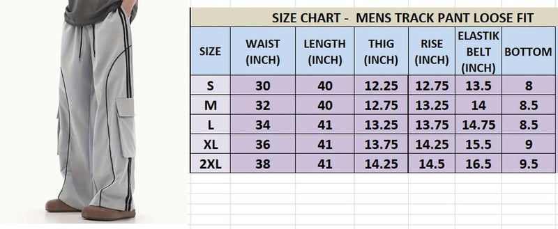 Lymio Track Pant for Men || Regular Fit || Track Pants || Full Elastic Jogger Track Pant || Available in Combo Pack of 2 (TP-64-65-Black-Grey-S) - Image 5