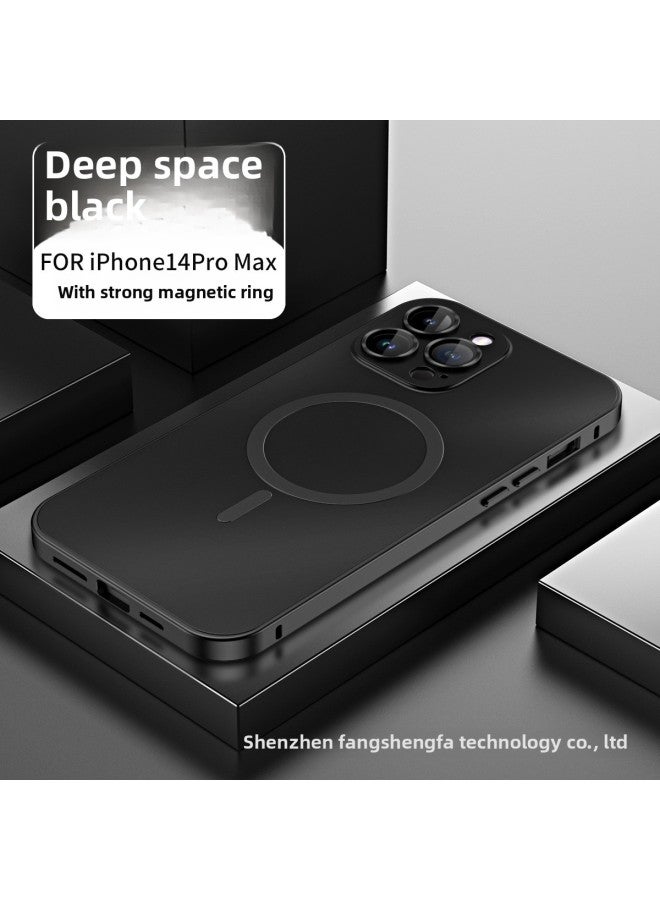 Suitable For Apple Metal Aluminum Alloy Frame Magnetic Suction Mobile Phone Case Snap Protective Cover Multiple Models Available 