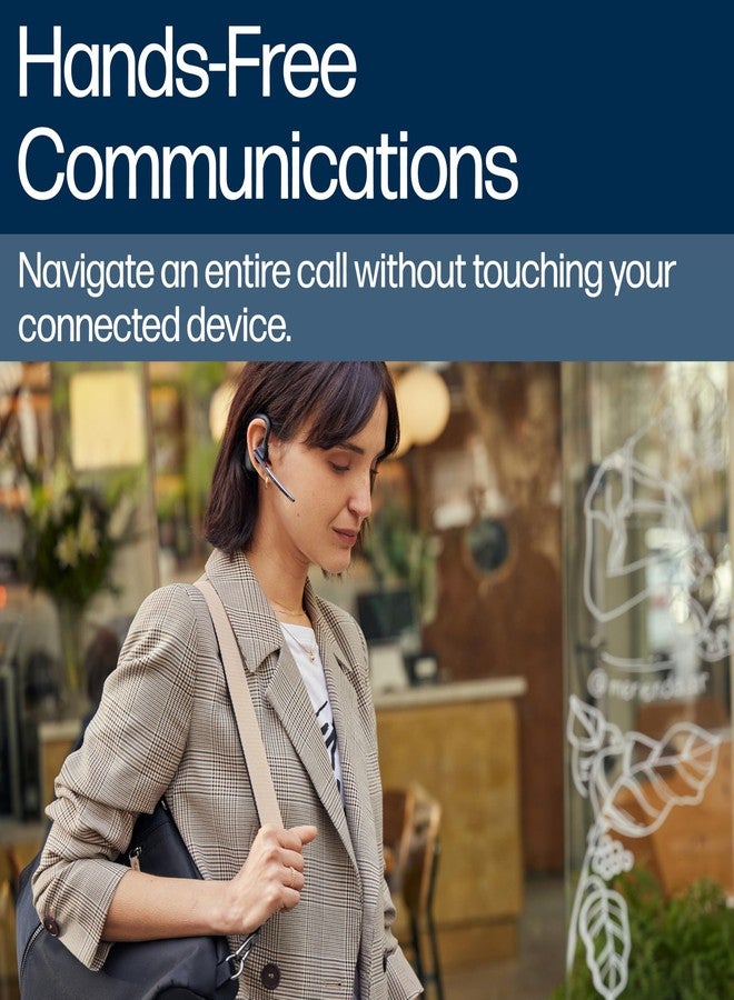 POLY Voyager Legend 30 - Bluetooth Headphones with Mic - Discreet Boom & 4 Noise-Canceling Mics - WindSmart Technology - All-Day Comfort - Seamless Connectivity - Smart Sensors & Call Controls - Image 5