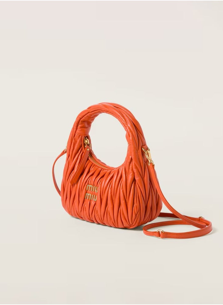 Miu Miu MIU MIU Wander quilted nappa leather hobo Crossbody Shoulder Bag  - Image 2