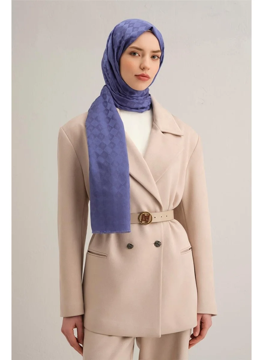 ARMINE Jacquard Silk Cotton Shawl 10700