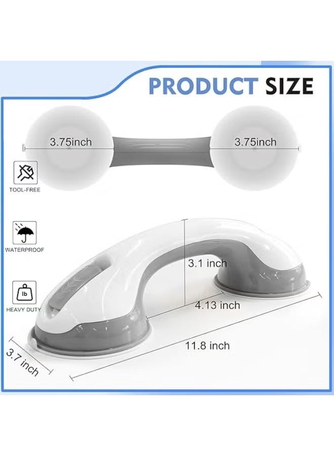 Suction Shower Grab Bar Safety Handle for Bathroom and Bathtub, Portable Support Rail for Elderly and Daily Stability Assistance, Strong Grip Design - Image 1