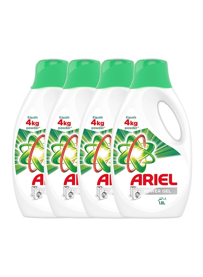 Ariel Automatic Power Gel Laundry Detergent, Touch Of Freshness Downy, 4 X 1.8L Case Pack