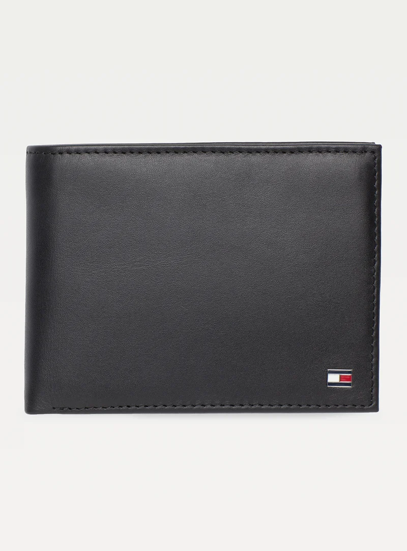 TOMMY HILFIGER Leather Flap Wallet