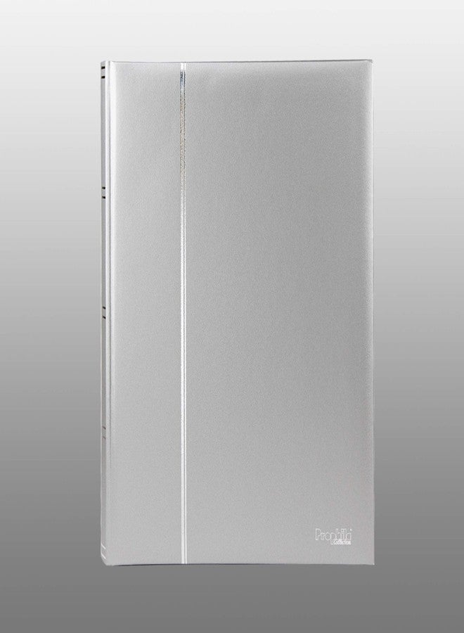 Prophila Collection Prophila Metallic Edition Stamp Album (New) 60 Black Sides, Padded Silver Cover - Image 5