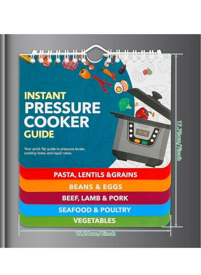 Air Fryer Magnetic Cooking Guide Booklet, Air Fryer Cooking Times Chart, Air Fryer Oven Cooking and Frying Guide Booklet with Fridge Magnet and Hanging Loop  - Image 5