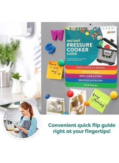 Generic Air Fryer Magnetic Cooking Guide Booklet, Air Fryer Cooking Times Chart, Air Fryer Oven Cooking and Frying Guide Booklet with Fridge Magnet and Hanging Loop  - Image 4