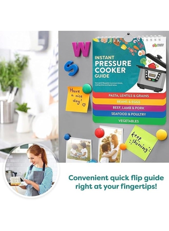 Air Fryer Magnetic Cooking Guide Booklet, Air Fryer Cooking Times Chart, Air Fryer Oven Cooking and Frying Guide Booklet with Fridge Magnet and Hanging Loop  - Image 4
