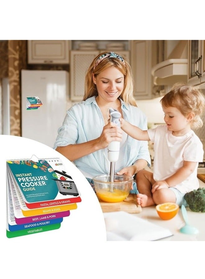 Air Fryer Magnetic Cooking Guide Booklet, Air Fryer Cooking Times Chart, Air Fryer Oven Cooking and Frying Guide Booklet with Fridge Magnet and Hanging Loop  - Image 3