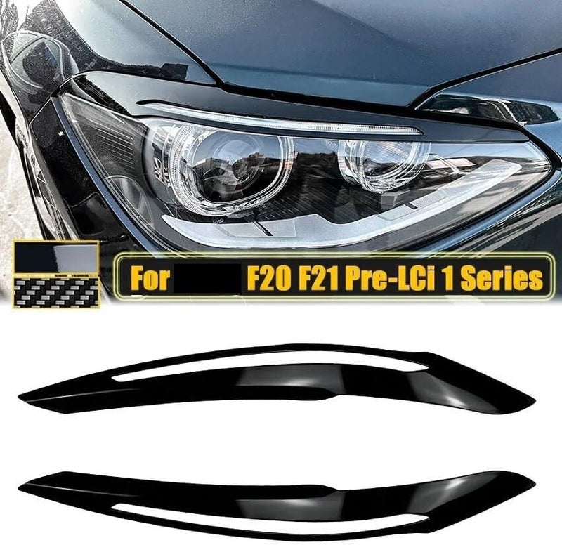 QASULER Headlight Eyebrows for BMW 1 Series - Image 2