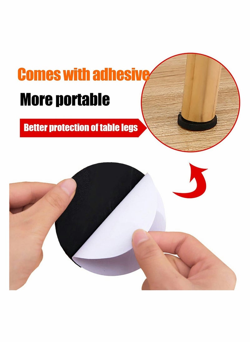 Furniture Pads Anti Slip Rubber Pads Self Adhesive Furniture Grippers Non Slip Furniture Pads for Furniture Legs Anti Scratch Silicone Floor Protectors for Hardwood Floors 156Pcs - Image 4