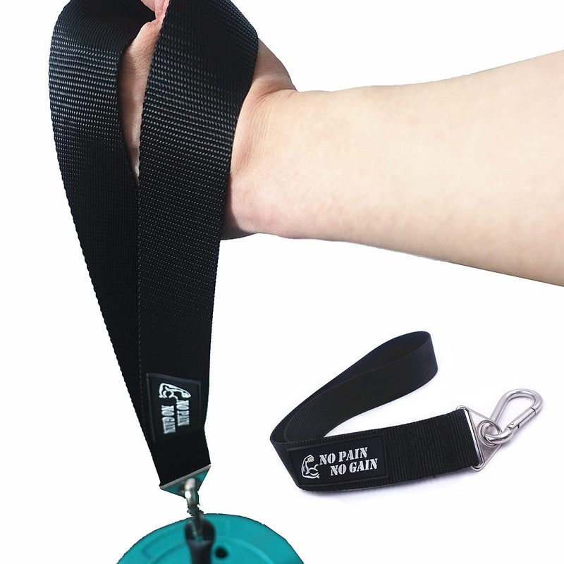 Lights Mountain Arm Wrestling Training Strap Belt Hand Grip Arm Finger Forearm Exerciser Strengthener for Cable Machine and Free Weight - Image 2