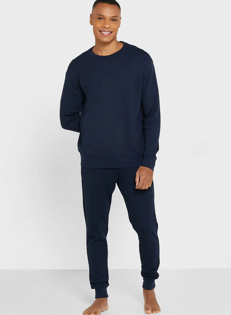 Marks & Spencer Drawstring Cuffed Pyjama
