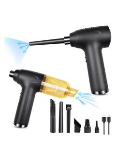 Y&D Compressed Air Vacuum Dust Cleaner 2-In-1, 50000RPM Portable Blower, 6000mAh Duster with 6 nozzle, for Computer Laptop Keyboard Car Cleanig  - Image 1