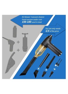 Y&D Compressed Air Vacuum Dust Cleaner 2-In-1, 50000RPM Portable Blower, 6000mAh Duster with 6 nozzle, for Computer Laptop Keyboard Car Cleanig  - Image 2