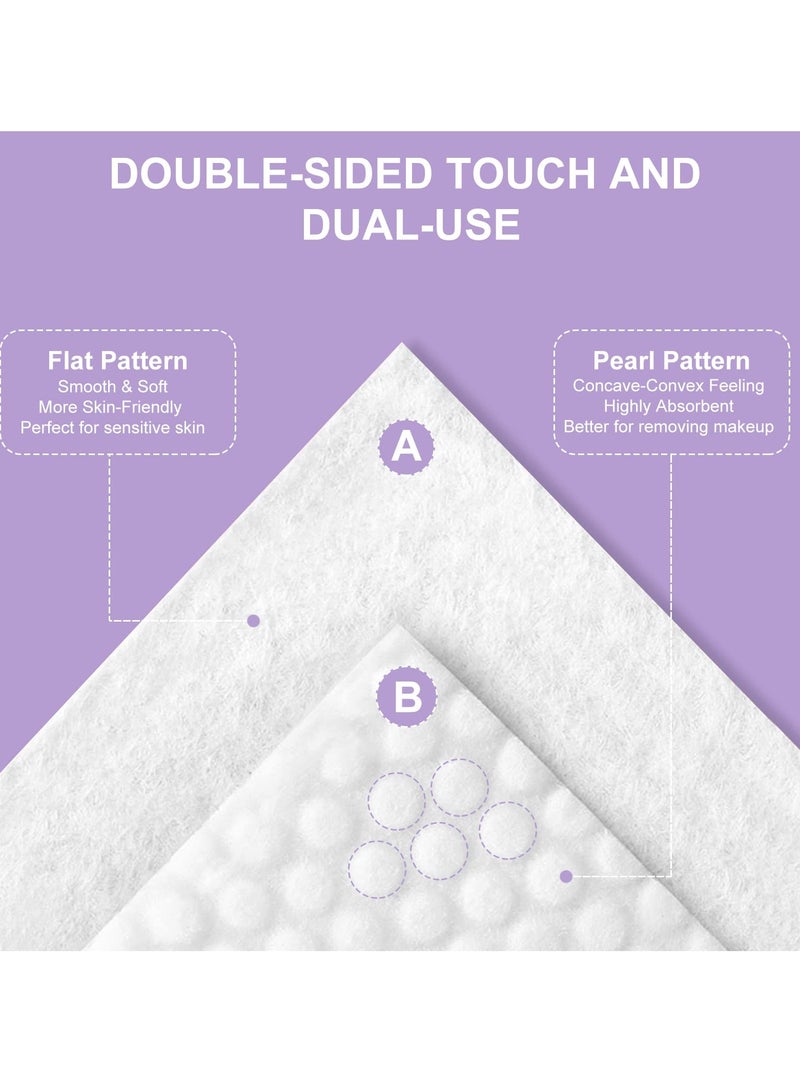 100 Count Disposable Biodegradable Soft Dry Wipes for Sensitive Skin - Lint-Free Facial Tissues for Cleansing, Skincare, and Makeup Removal - Ideal for Gentle Care and Convenience.  - Image 2
