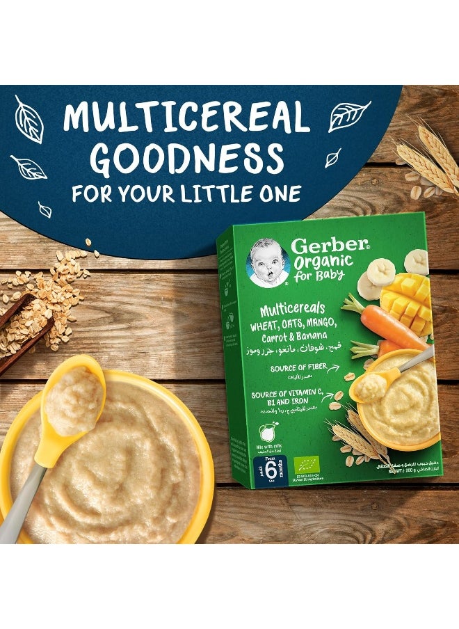 Nestle - Nestlé GERBER Bio Mango, Wheat, & Oat 200g - Image 1