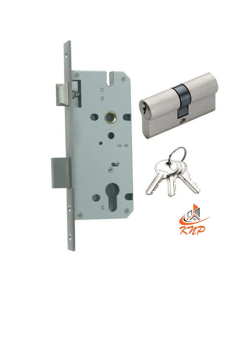 KNP High Quality Lock Set 85x45 with 70mm Cylinder SN - Image 3