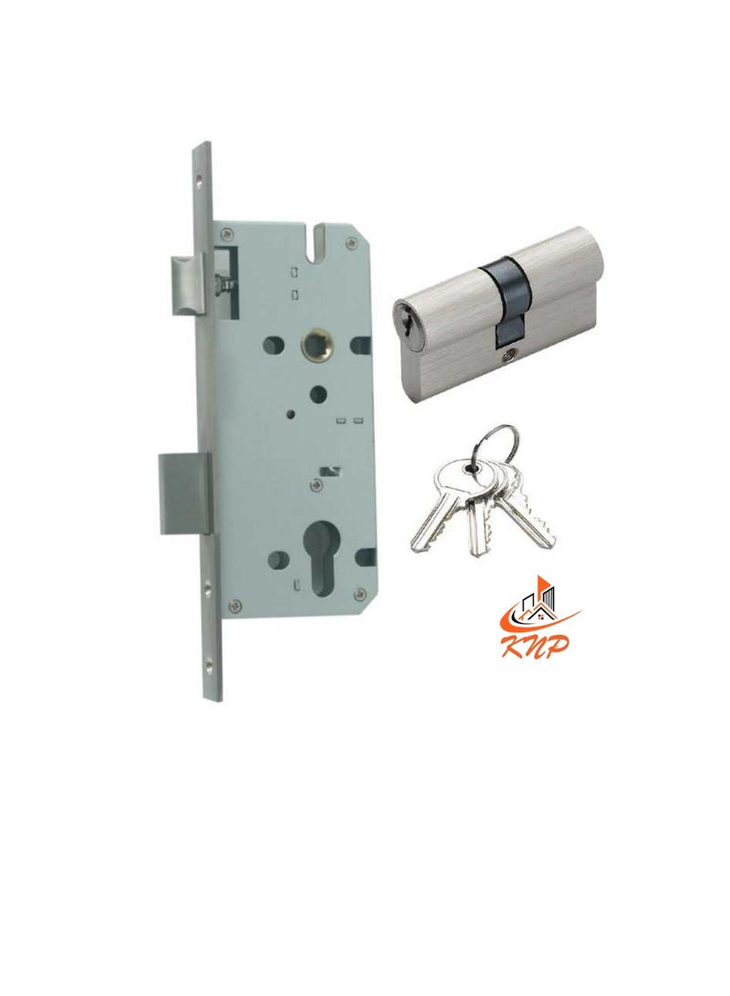 KNP High Quality Lock Set 85x45 with 70mm Cylinder SN - Image 2