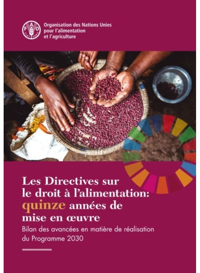 Les Directives sur le droit a l alimentation quinze annees de mise en ouvre Bilan des avancees en matiere de realisation du Programme 2030 - Paperback