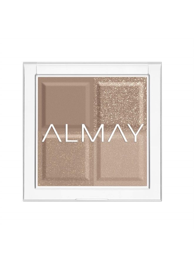 Almay Eyeshadow Palette, Longlasting Eye Makeup, Single Shade Eye Color in Matte, Metallic, Satin and Glitter Finish, Hypoallergenic, 130 The World Is My Oyster, 0.1 Oz - Image 1