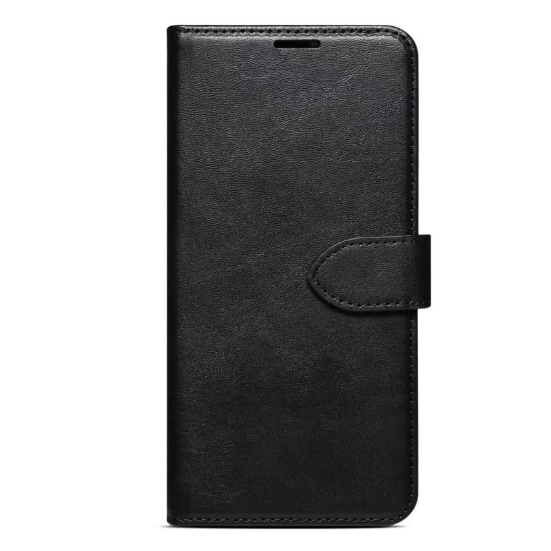 Drop Protection Samsung Galaxy S23 with Card Holder and Kickstand and Strong Magnetic in Black for Daily Carry - Image 1