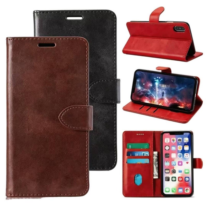 Drop Protection Samsung Galaxy S23 with Card Holder and Kickstand and Strong Magnetic in Black for Daily Carry - Image 2