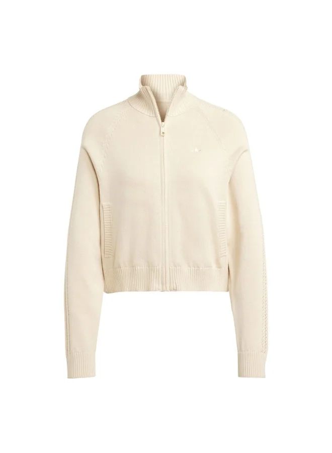 adidas Originals adidas KNIT TRACKTOP Pink Originals Women TRACK TOPS