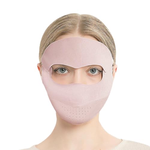 PALAY® Face Mask for Sun Protection, Women Full Face Mask for Bikers, UPF 50+ Face Cover for Women, Reusable Ice Silk Cooling UV Face Mask for Summer Outdoor Running Hiking - Image 1