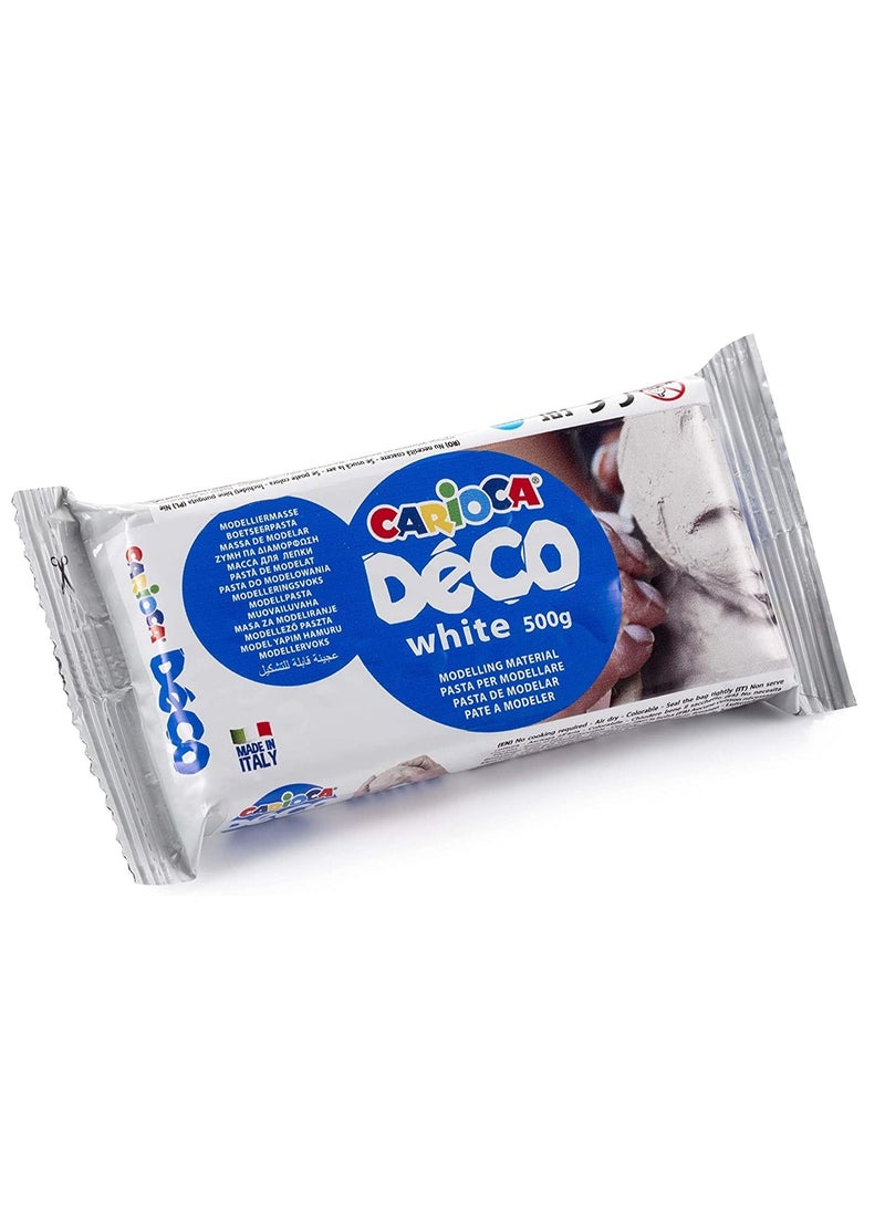 carioca Carioca Decò White 500Gr Model. Clay 