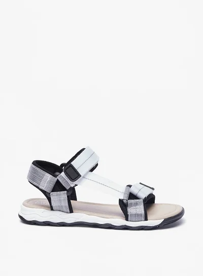 سيد دوتشيني Boys Textured Floaters with Hook and Loop Closure