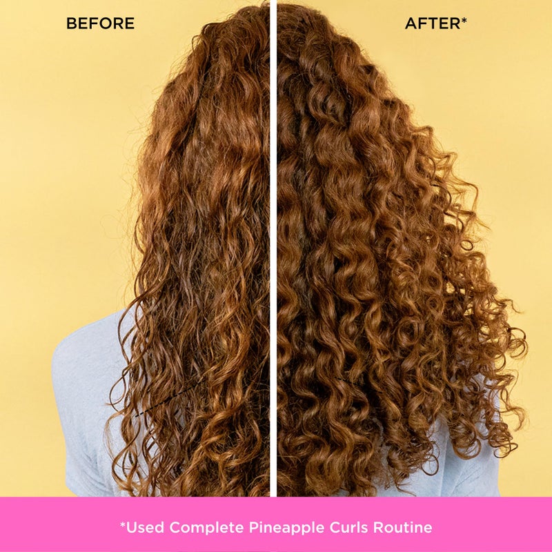 Pacifica Pineapple Swirl Curl Defining Cream â€“ Curl Cream for Curly Hair, Curly Hair Products with Coconut Oil and Hyaluronic Acid, Styling for Bouncy Waves Without Crunch - 4 Oz - Image 1