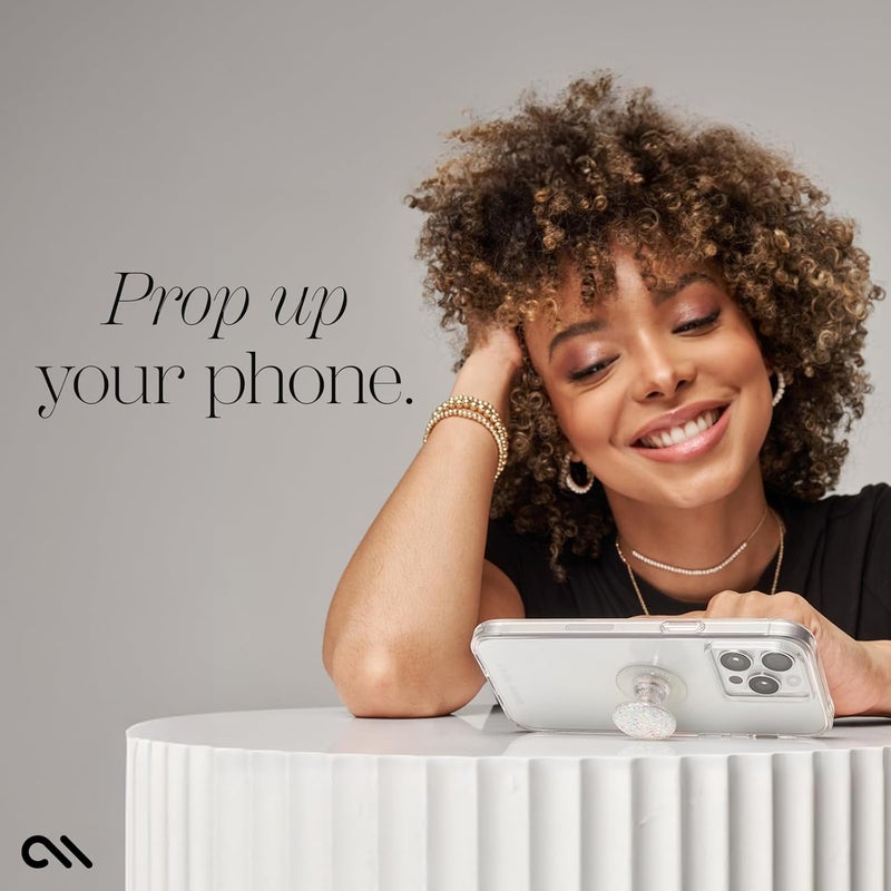 CASE-MATE Minis - Cell Phone Stand/Grip - Suction Cup Cell Phone Holder [Removable for Wireless Charging] for iPhones, Android Smartphones, Kindles & More - Twinkle Stardust - Image 5