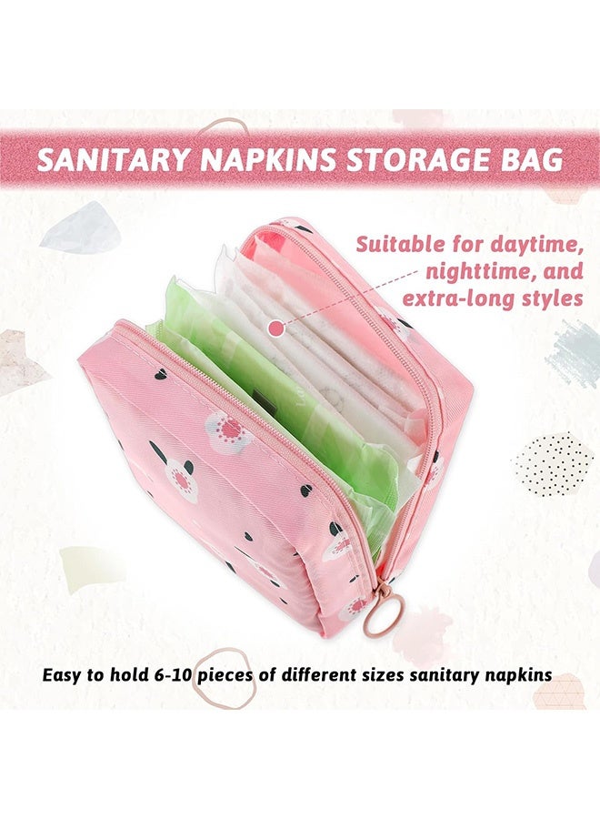 Quantum 2 PCS Storage Bag, Portable Waterproof Travel Storage Bag, Portable Reusable Tampon Storage Makeup Bag for Women - Image 4