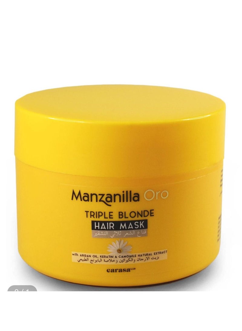 Manzanilla Triple Bleach Hair Mask  From Manzanilla Oro 250 ml  - Image 1