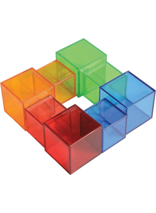 Constructive Playthings Translucent Cube Building Blocks (54-Piece Set) - Image 3