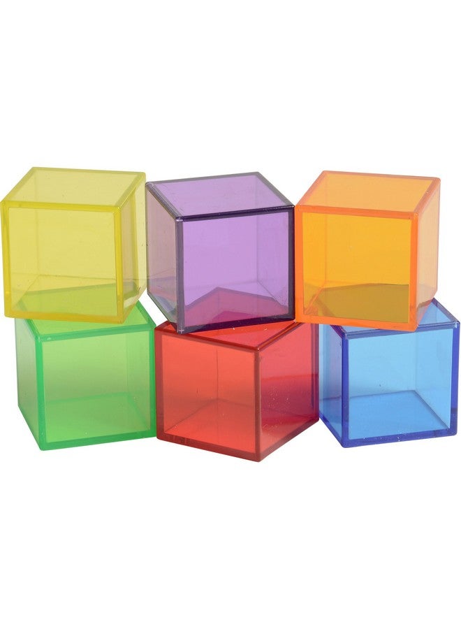 Constructive Playthings Translucent Cube Building Blocks (54-Piece Set) - Image 4