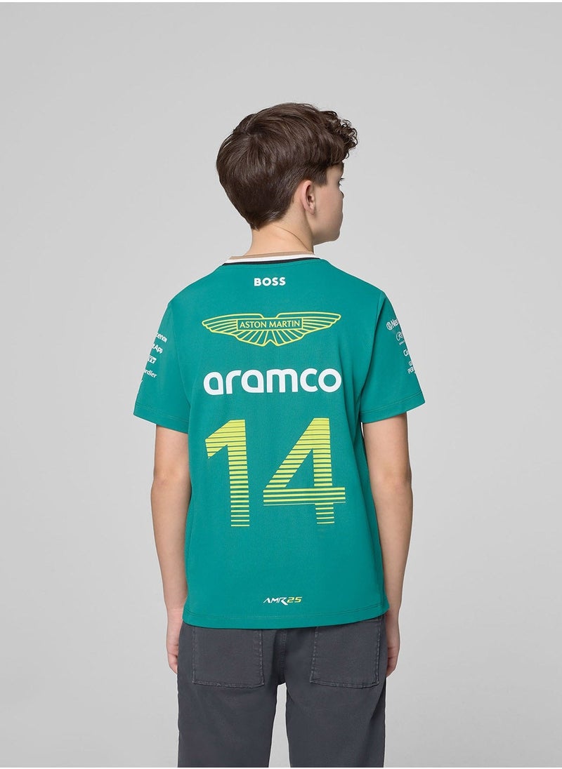 Aston Martin 2025 Kids Team T-Shirt  - Image 4