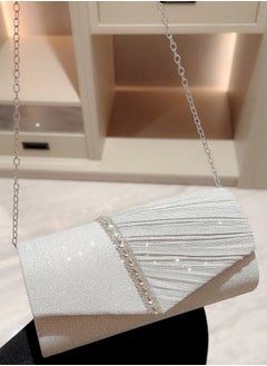 Women's Sparkling Evening Clutch Bag, Ladies Designer Chain Banquet Package Handbag Tote Bags Shoulder Bag, Casual Solid Color Crossbody Bag Satchel Bag Side Bag Carry Bag for College Students - pzsku/Z602CD1A8BB8989AC9B2EZ/45/_/1727523701/f7e9277f-00ca-4f2c-a032-1692da6b325c