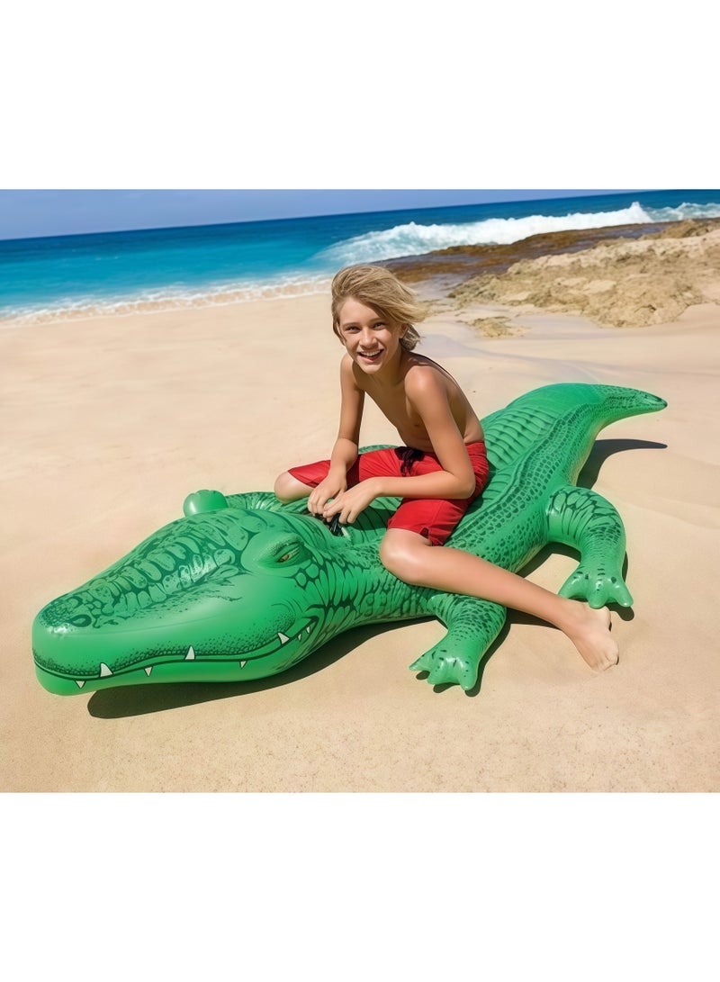 Generic Children's inflatable swimming mounts | Outdoor inflatable swimming tools | Playful floating bed swimming equipment  - Image 3