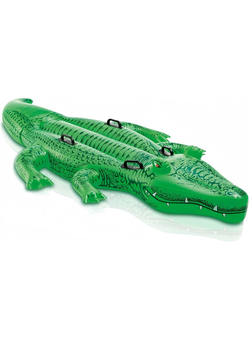 Generic Children's inflatable swimming mounts | Outdoor inflatable swimming tools | Playful floating bed swimming equipment  - Image 1