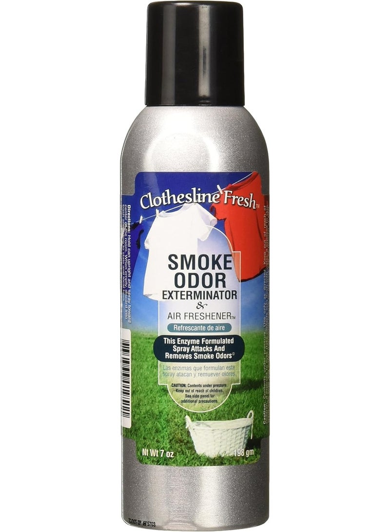 Smoke Odor Exterminator Tobacco Outlet Products Clothesline Fresh Smoke Odor Exterminator 7oz - Image 1