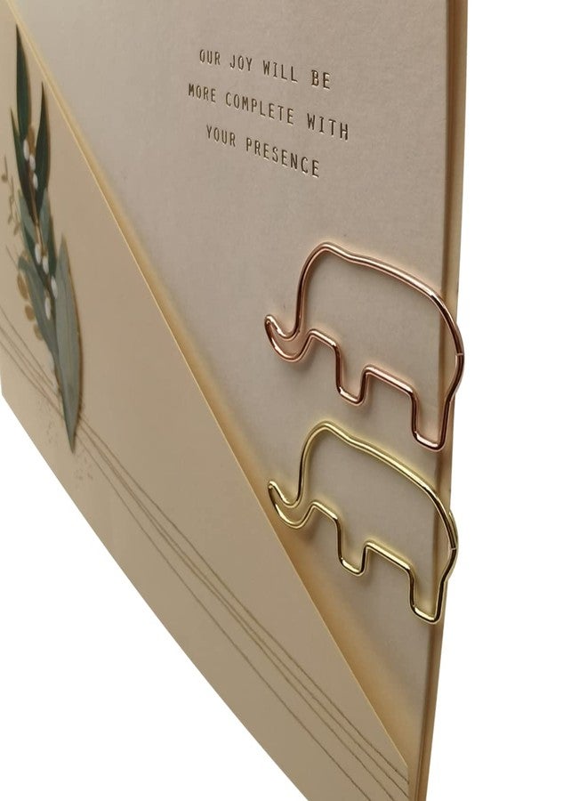 HiQin Elephant Shaped Paper Clips Decorative Paperclips, Cute Elephant Office Gifts 60 Pcs - Image 4